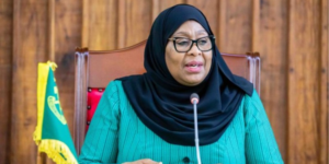 President of the republic of Tanzania Dr. Samia Suluhu Hassan in a past event. PHOTO/ Republic of Tanzania