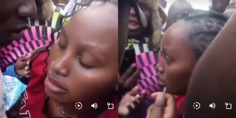 Drama in Mlolongo as Woman Confronts Gen Z Boyfriend Over Alleged Infidelity