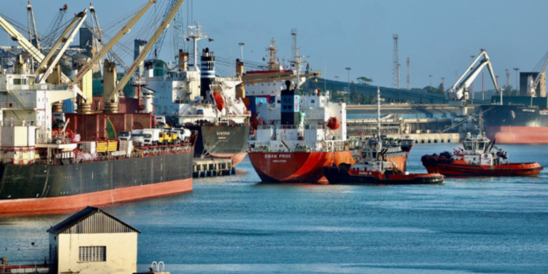 A fleet of ships docking at the port of Mombasa. PHOTO/ File