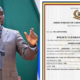 A photo collage of Interior CS Kipchumba Murkomen and a sample of Certificate of Good Conduct. PHOTO/Courtesy.