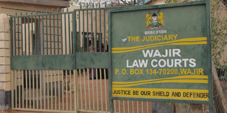 Entrance to Wajir Law Courts PHOTO/Nation