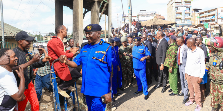 Saba Saba Day: IG Kanja on the Ground as Police Monitor Security in Nairobi and Githurai