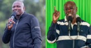A photo collage of the National Assembly Majority Leader Kimani Ichung’wah and DCP Leader Rigathi Gachagua. PHOTO/ Kimani Ichung’wah X/ Rigathi Gachagua X.