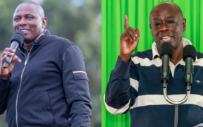 A photo collage of the National Assembly Majority Leader Kimani Ichung’wah and DCP Leader Rigathi Gachagua. PHOTO/ Kimani Ichung’wah X/ Rigathi Gachagua X.