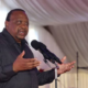 A photo of former president Uhuru Kenyatta speaking during a past event . Photo/ Courtesy
