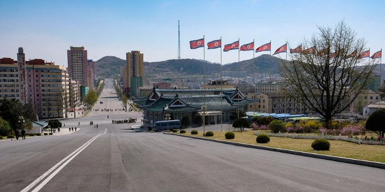 A photo showing the North Korea city . Photo/ File