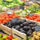 A photo showing tomatoes and vegetables at the market . Photo / File