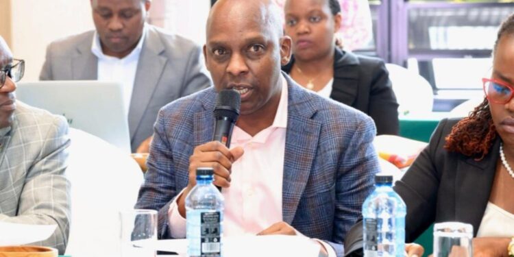 The Director General and Chief Executive Officer of the Communication Authority of Kenya David Mugonyi. PHOTO/ CA X.