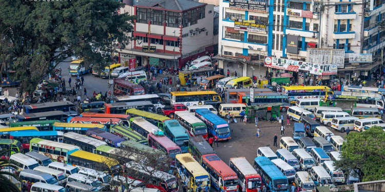 Public Service Vehicles in Nairobi CBD