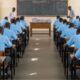 Students in a classroom doing an exam PHOTO/KNEC