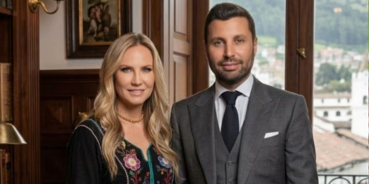 A photo of Michel Sensi-Contugi, Ecuador Intelligence Chief and his wife Stephany Hollihan Vasconez. PHOTO/ The Sunday Guardian.