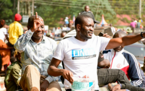 A photo of Nairobi Senator Edwin Sifuna and Funyula MP Wilberforce Oundo during a Mwananchi Rally in Busia County on August 7,2026. PHOTO/ Linda Mwananchi X