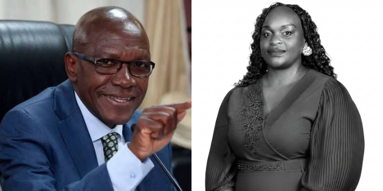 A collage photo of Kakamega Senator Boni Khalwale and his late wife Gloria Sekeiyan Khalwale. PHOTO/ Boni Khalwale X