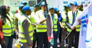 A photo of Nairobi Metropolitan Area Transport Authority (NaMATA) stakeholders and officials from the Japan International Cooperation Agency (JICA) during the launch of the Ngong Road Route 111 pilot project on Friday, April 11, 2025. PHOTO/ NaMATA.
