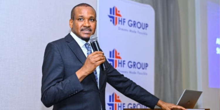 A photo of Robert Kibaara, the CEO of HFCB Group Plc, during the corporate results and financial briefing on June 01, 2026. PHOTO/ The Kenyan Wall Street