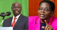 A collage of Dr. Mbithe and DCP leader Rigathi Gachagua