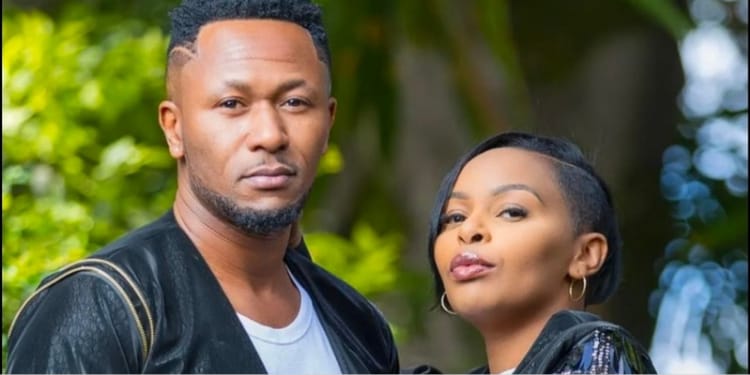 Size 8 and her husband DJ MoPHOTO/Size 8