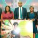 Onassis Ndegwa, Vuyokazi Mabude, Martin Karenju, Dr. Tabitha Njuguna, and Justus Kittony present the Old Mutual Holdings Financial Wellness Report. PHOTO/File