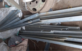 KPLC poles that were vandalized PHOTO/KPLC