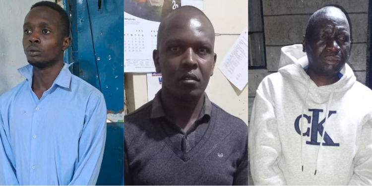 Some of the suspects arrested by police PHOTO/KPLC