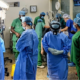 KNH doctors in theatre performing a heart surgery PHOTO/KNH