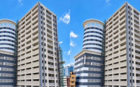 The new building erected besides Nation Centre in Nairobi PHOTO/FB