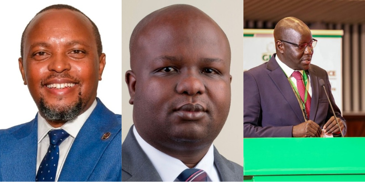 A collage of Edward mwirigi, Tom Odhiambo and Stephen Kipsang PHOTO/NMG