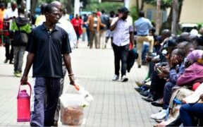 A Burundian hawker selling tea in Nairobi PHOTO/BD