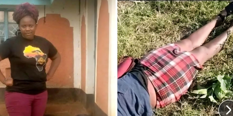A photo showing Nancy Akinyi the businesswoman who was killed in Nandi . Photo/ Arap Tilingi / X