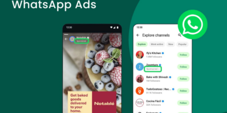 A screenshot showing an ad in whatsapp. Photo/ File
