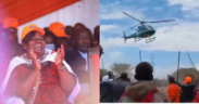Homabay Governor Gladys Wanga during ODM Grassroots mobilisation. PHOTO/X