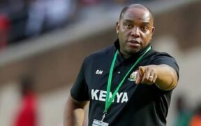 Harambee Stars coach Benni McCarthy. PHOTO/ Pulse Kenya