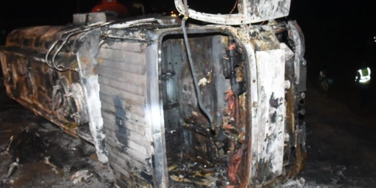 Uasin Gishu County Police Commander Sicharani said rescue teams remained at the scene following the incident along the Eldoret-Webuye Road on Thursday, September 17, 2026.