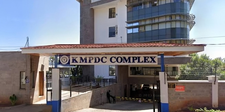 Photo showing Photo showing Kenya Medical Practitioners and Dentists Council headquarters. Photo/ KMPDC