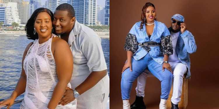 Photo showing Terence Creative and wife Milly Chebby. Photo/ Milly Chebby / IG