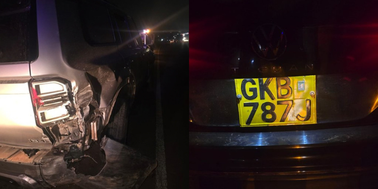 Photo showing the aftermath of Kitutu MP vehicle after the accident. Photo/ Abuga Makori/ X