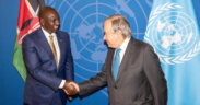 President William Ruto held talks with Secretary-General António Guterres at the 77th UN General Assembly in New York in September 2022.
