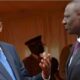 Retired President Uhuru Kenyatta alongside President William Ruto. PHOTO/CITIZEN DIGITAL