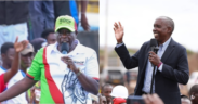 A collage photo of The Democracy for the Citizens Party (DCP) leader Rigathi Gachagua speaking to Ruiru residents in Kiambu County on April 17, 2026 and Kajiado Governor Ole Lenku during a rally in Kajiado on Sept 4. Photo/Gachagua/ Ole Lenku Facebook