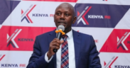 Kenya Reinsurance Corporation Limited (Kenya Re) Group Managing Director Dr. Hillary Wachinga speaks during the release of the company's half-year financial results in Nairobi on August 22, 2026. PHOTO/Kenya Re