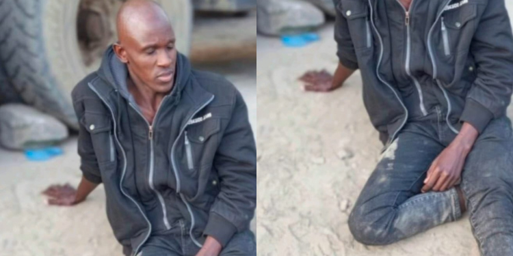 A photo of Activist Mulinge Muteti, who went missing after Kizza Besigye protests in Nairobi, found at the Lukenya area at around 3am on Friday, September 25, 2026. PHOTO/ Hussein Khalid X