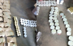 A photo of suspected narcotics worth Ksh 25.45 Million intercepted by KRA at Eldoret International Airport. PHOTO/ KRA