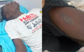 A photo collage of Activist Collins Otieno in Hospital after he went missing and found along Thika Road. PHOTO/ Khalid X