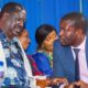 Photo of Late Raila Odinga and Edwin Sifuna. PHOTO/ NEWSFLASH.