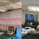 A photo college showing the interior of the home Morara Kebaso says he built and furnished for his wife Mercy’s parents. PHOTO/X