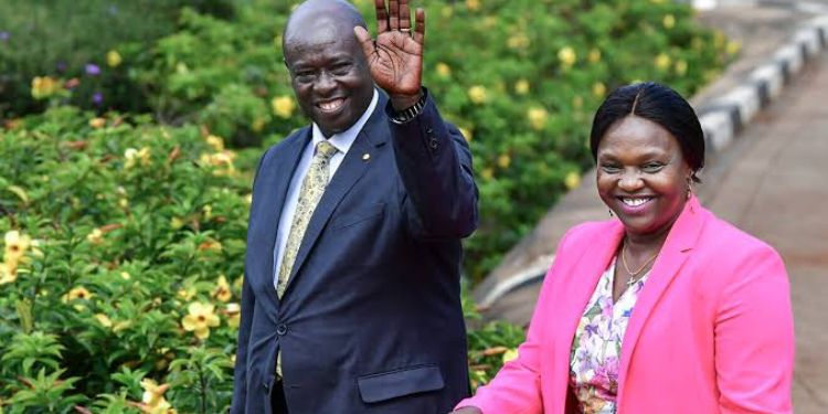 DCP Leader Rigathi Gachagua and his wife Pastor Dorcas Rigathi. PHOTO/ NTV