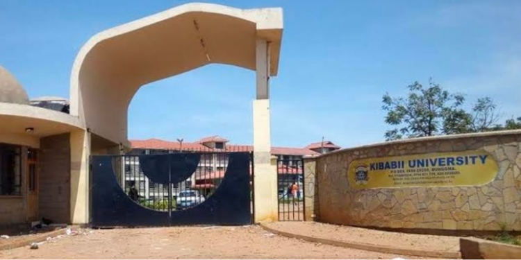 Kibabii University entrance PHOTO/FB