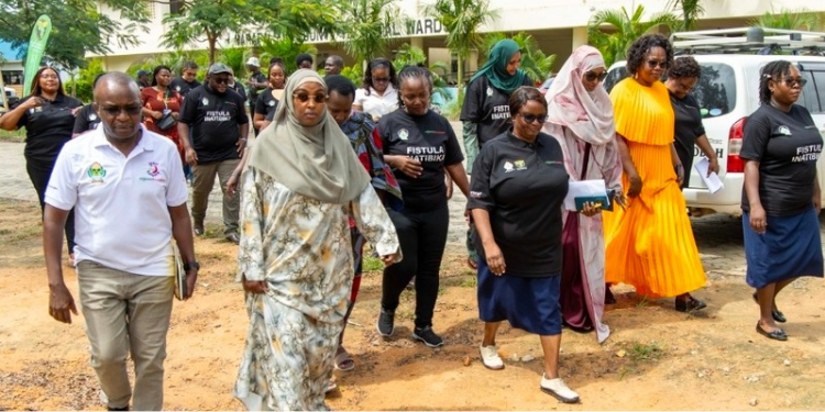 County first ladies and health practitioners in Kilifi County PHOTO/File