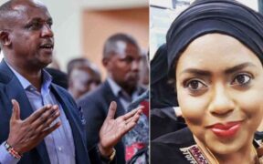 Makueni Governor Mutula Kilonzo Jr. and Victoria Ndunge Musyoki. PHOTO/ FB