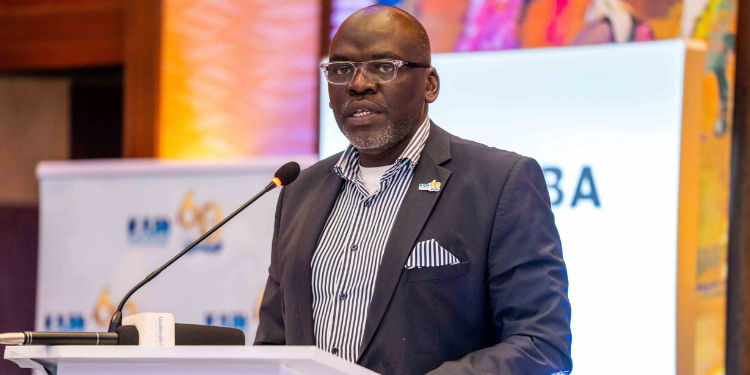 Kenya Association of Manufacturers (KAM) CEO Tobias Alando speaking at a past event in 2024. Photo/ NCBA Bank